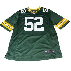 Nike Men Green Bay Packers‎ Clay Matthews Home Jersey Sz XL